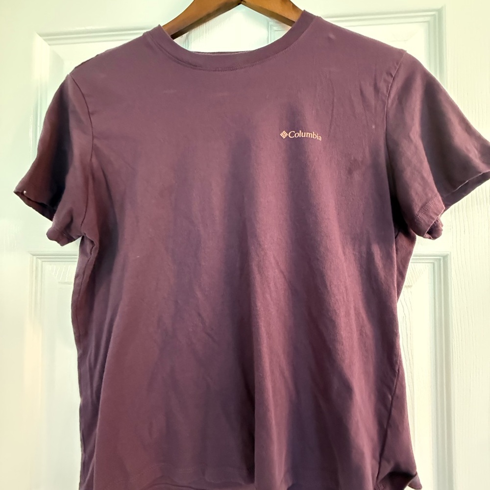 Columbia Purple Short Sleeve Tee